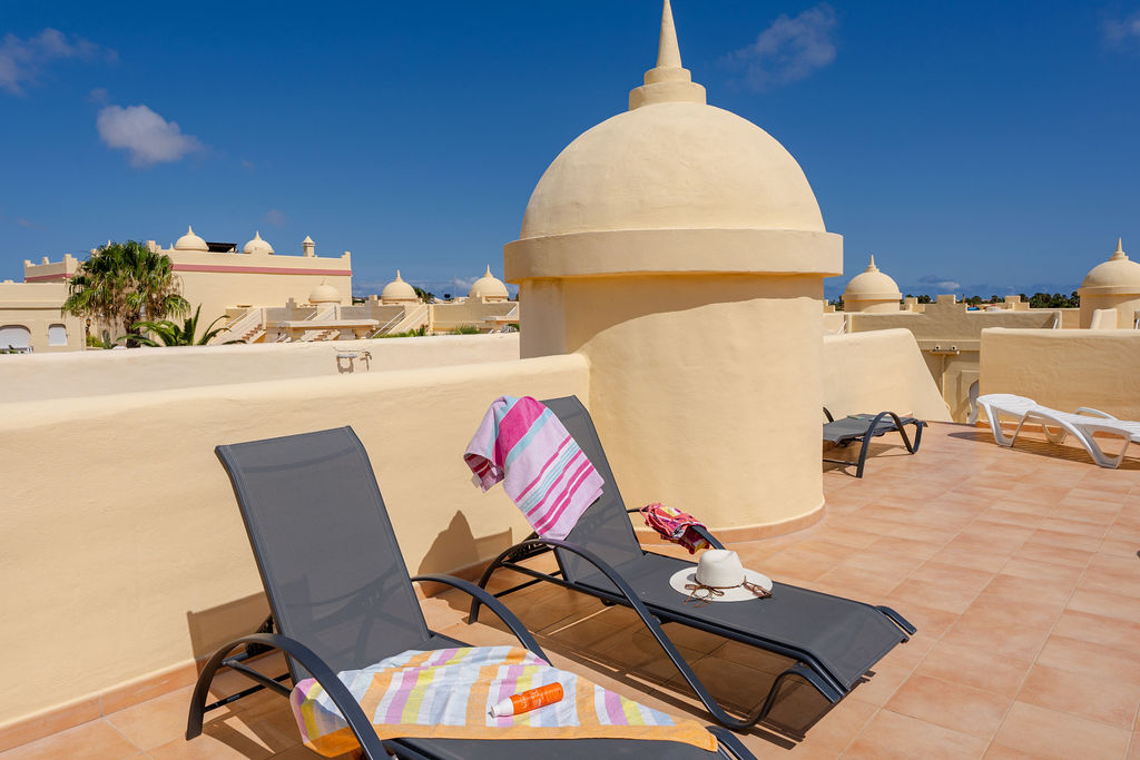 Terraza privada de las Villas El Sultán