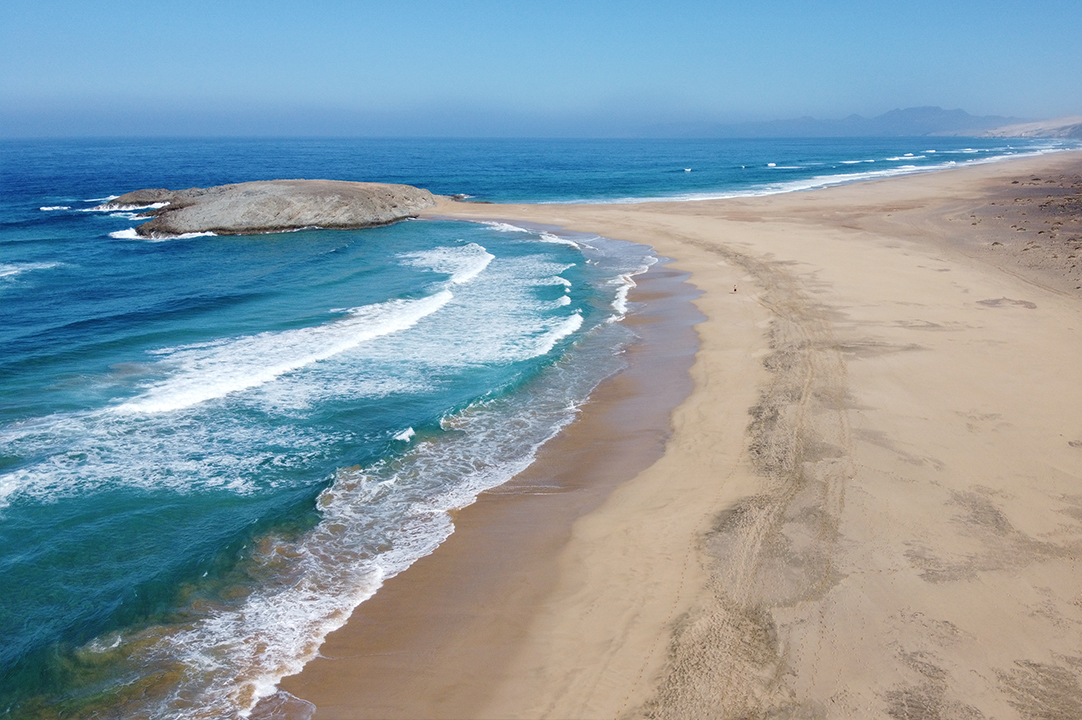 Playa de Cofete en el sur de Fuerteventura